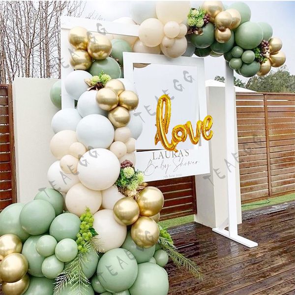116pcs party balloon garland kit white balloon arch retro green chrome gold foil love wedding balloon bridal shower decor 1027
116pcs party balloon garland kit white balloon arch retro green chrome gold foil love wedding balloon bridal shower decor 1027
