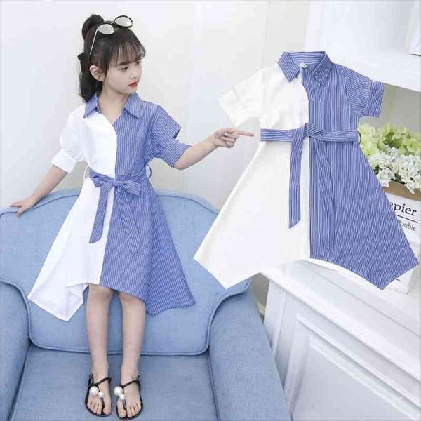 summer kids dresses for girls princess turn down collar vertical blue white striped tee dress 4 5 6 7 8, Red;yellow
summer kids dresses for girls princess turn down collar vertical blue white striped tee dress 4 5 6 7 8, Red;yellow
