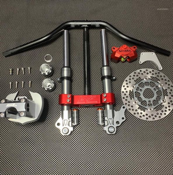 handlebar kit for jog50 jog90 3kj dio50 tuning with brake disk 220mm rudder support front fork steering stem triple tree racing1
handlebar kit for jog50 jog90 3kj dio50 tuning with brake disk 220mm rudder support front fork steering stem triple tree racing1