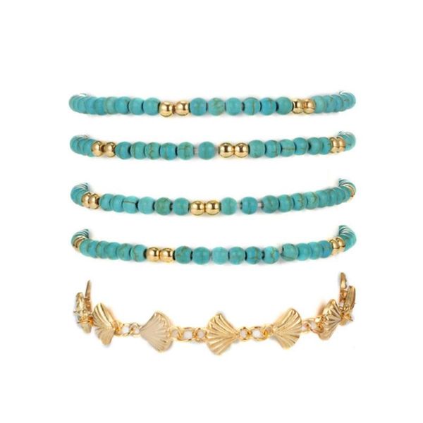 link, chain fashion creative handmade pattern blue beaded shell bracelet set of 5 jewelry for women gift mujer pulseras #4j06, Black
link, chain fashion creative handmade pattern blue beaded shell bracelet set of 5 jewelry for women gift mujer pulseras #4j06, Black