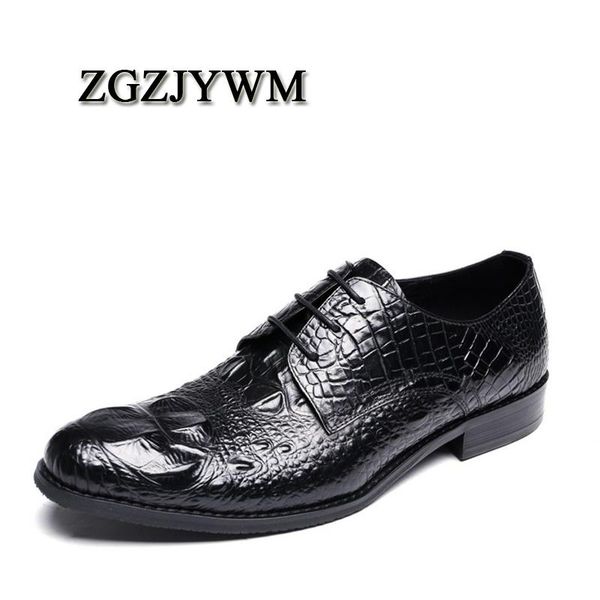 zgzjywm handmad 100% genuine leather crocodile style men oxfod round toe lace-up casual business men wedding dress shoes, Black
zgzjywm handmad 100% genuine leather crocodile style men oxfod round toe lace-up casual business men wedding dress shoes, Black