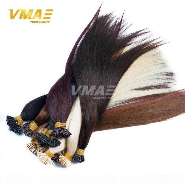 vmae 1g strand 100g brazilian european russian indian pre bonded single double natural virgin straight keratin i tip human hair extensions, Black
vmae 1g strand 100g brazilian european russian indian pre bonded single double natural virgin straight keratin i tip human hair extensions, Black
