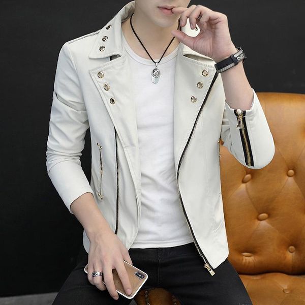 men's jackets 2021 personalized rivet lapel jacket youth non-mainstream epaulettes oblique zipper casual, Black;brown
men's jackets 2021 personalized rivet lapel jacket youth non-mainstream epaulettes oblique zipper casual, Black;brown