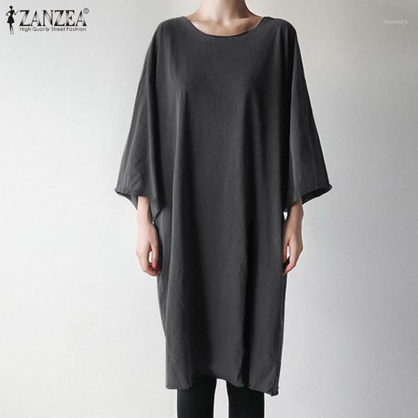 zanzea 2020 kaftan solid women's autumn blouse casual 3/4 sleeve baggy blusas female split tunic oversized shirts s-5xl1, White
zanzea 2020 kaftan solid women's autumn blouse casual 3/4 sleeve baggy blusas female split tunic oversized shirts s-5xl1, White