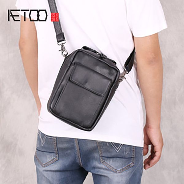 hbp aetoo men's mini men's one-shoulder bag, leather handbag, handmade mobile waist bag
hbp aetoo men's mini men's one-shoulder bag, leather handbag, handmade mobile waist bag