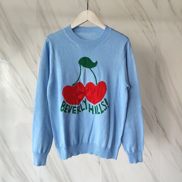 901 2020 brand same style regular long sleeve sweater sweater crew neck white blue qian
901 2020 brand same style regular long sleeve sweater sweater crew neck white blue qian