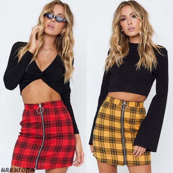 new style womens plaid high waist checker zipper a line mini skirt short skirt size 6 12 s m l xl color, Black
new style womens plaid high waist checker zipper a line mini skirt short skirt size 6 12 s m l xl color, Black