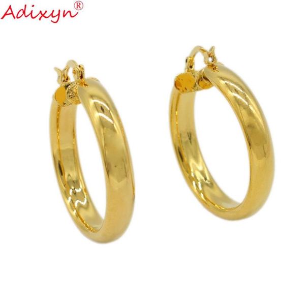 adixyn simple earring trendy gold color cylinder hoop earrings for women party jewelry accessories n071045, Golden;silver
adixyn simple earring trendy gold color cylinder hoop earrings for women party jewelry accessories n071045, Golden;silver