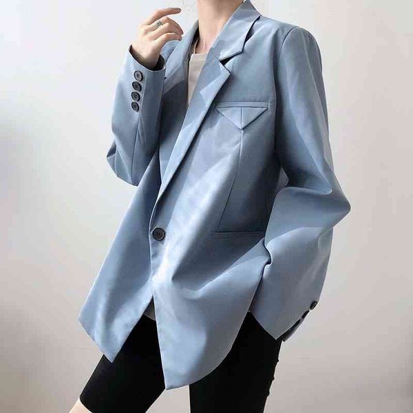 women's wool & blends korean-style women's coat, stylish long-sleeve blue jacket with low v cleavage, for spring and fall, cxyf, Black
women's wool & blends korean-style women's coat, stylish long-sleeve blue jacket with low v cleavage, for spring and fall, cxyf, Black