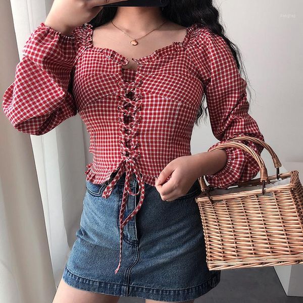 fashion slim shirt blouse 2019 summer trim lace slim lace halter shirt women's chest tie womens and blouses1, White
fashion slim shirt blouse 2019 summer trim lace slim lace halter shirt women's chest tie womens and blouses1, White