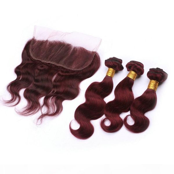 body wave #99j wine red peruvian human hair weave with lace frontal 4pcs lot burgundy red 13x4 full frontal lace closure with 3bundles, Black;brown
body wave #99j wine red peruvian human hair weave with lace frontal 4pcs lot burgundy red 13x4 full frontal lace closure with 3bundles, Black;brown