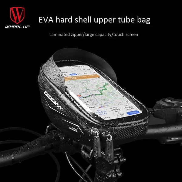 wheel up bike mount bag waterproof front frame tube bags with press sn phone holder for iphone 7 8 plus xs max
wheel up bike mount bag waterproof front frame tube bags with press sn phone holder for iphone 7 8 plus xs max