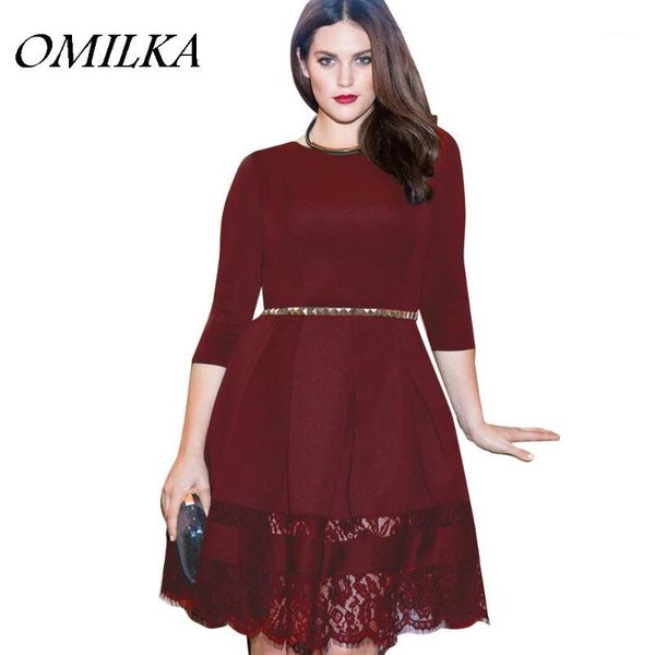 omilka 2020 summer women three quarter sleeve o neck patchwork lace dress black blue red club party plus size midi dress1, Black;gray
omilka 2020 summer women three quarter sleeve o neck patchwork lace dress black blue red club party plus size midi dress1, Black;gray