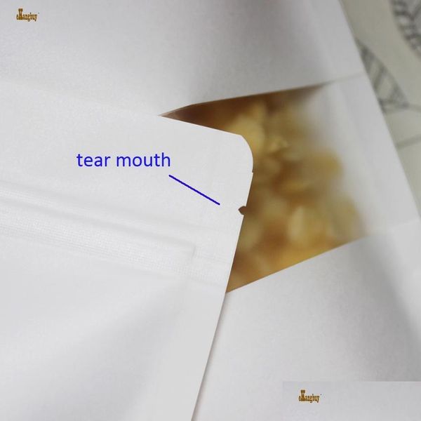 100pcs/lot 7sizes white kraft paper packaging bag frosted windows stand up zipper packing bags zip lock r sqcfpa wphome
100pcs/lot 7sizes white kraft paper packaging bag frosted windows stand up zipper packing bags zip lock r sqcfpa wphome