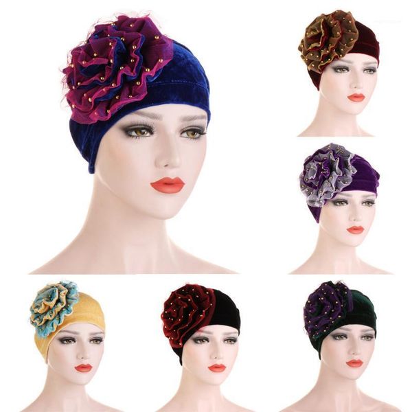 Fashion Winter Hats For Women Pearl Beading Floral India Hat Muslim Ruffle Cancer Chemo Beanie Wrap Cap Gorro Invierno Hombre1, Blue;gray
Fashion Winter Hats For Women Pearl Beading Floral India Hat Muslim Ruffle Cancer Chemo Beanie Wrap Cap Gorro Invierno Hombre1, Blue;gray