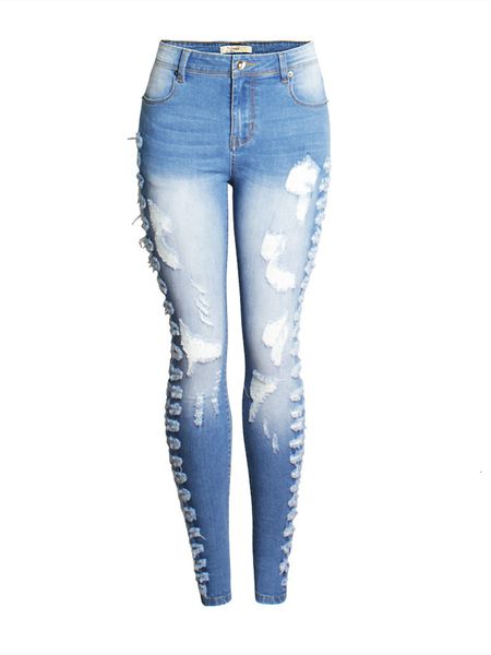 2021 new european and broken stretch pencil pants/foot pants jeans clothes k019 # b6t3, Blue
2021 new european and broken stretch pencil pants/foot pants jeans clothes k019 # b6t3, Blue