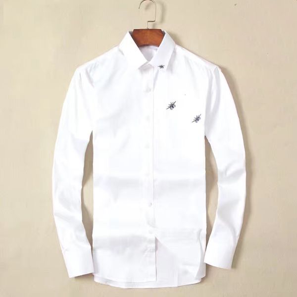 men 100% long sleeve shirt mens casual shirts fashion cotton dress homme dy2117 qg3p, White;black
men 100% long sleeve shirt mens casual shirts fashion cotton dress homme dy2117 qg3p, White;black