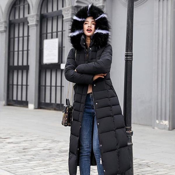 new padded jacket 2021 long fashion winter jacket women thick down parkas female slim fur collar winter warm coat for women, Black
new padded jacket 2021 long fashion winter jacket women thick down parkas female slim fur collar winter warm coat for women, Black