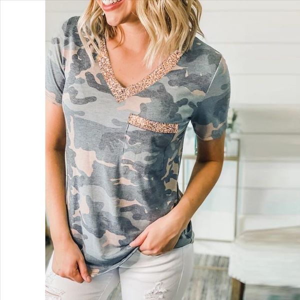 sequined plus size blouse short sleeve women patchwork fashion clothes blusas mujer de moda 2021 summer clothes chemisier femme, White
sequined plus size blouse short sleeve women patchwork fashion clothes blusas mujer de moda 2021 summer clothes chemisier femme, White