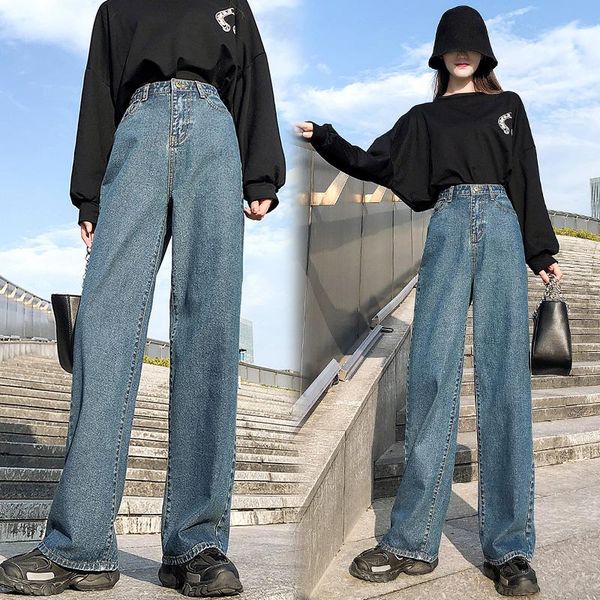 women's jeans 2021 now high waist plus size vintage casual denim pants maxi ladies loose ripped for women feminino blue
women's jeans 2021 now high waist plus size vintage casual denim pants maxi ladies loose ripped for women feminino blue