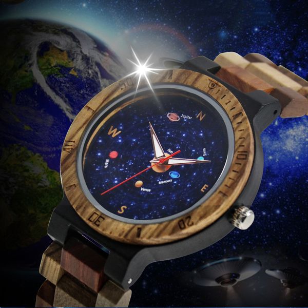 natural wood watch for men sky universe planet ocean continent design new quartz mens man wristwatch colorful dial wooden band wrist watches, Slivery;brown
natural wood watch for men sky universe planet ocean continent design new quartz mens man wristwatch colorful dial wooden band wrist watches, Slivery;brown