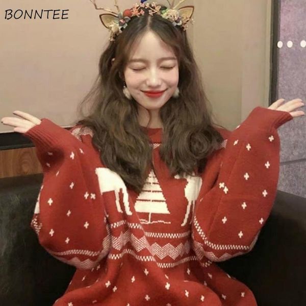 women's sweaters womens autumn loose o-neck lovely knitting korean style feminino pullovers soft warm fashionable college casual, White;black
women's sweaters womens autumn loose o-neck lovely knitting korean style feminino pullovers soft warm fashionable college casual, White;black