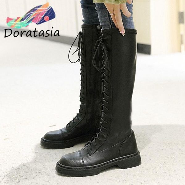 doratasia женщины прохладный новые прибытия мотоцикла обувь повседневная мода comfy зимние сапоги женщины черный насыщенный крест связали се, Black
doratasia женщины прохладный новые прибытия мотоцикла обувь повседневная мода comfy зимние сапоги женщины черный насыщенный крест связали се, Black