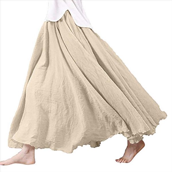 2020 women linen cotton long skirts elastic waist pleated maxi skirts beach boho vintage summer skirts faldas saia, Black
2020 women linen cotton long skirts elastic waist pleated maxi skirts beach boho vintage summer skirts faldas saia, Black