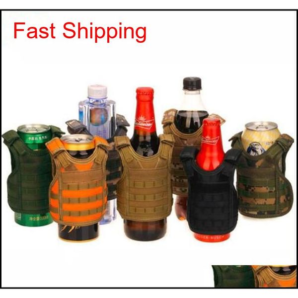 7 color mini tactical vest outdoor molle vest miniature wine beer champagne bottle cover vest beverage cooler adjustable shoulder vmofg, Black;green
7 color mini tactical vest outdoor molle vest miniature wine beer champagne bottle cover vest beverage cooler adjustable shoulder vmofg, Black;green