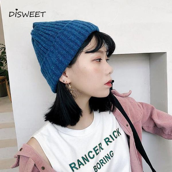 beanies disweet winter knitted pullover hat woman simple warm solid color padded ladies leisure dome beanie 2021
beanies disweet winter knitted pullover hat woman simple warm solid color padded ladies leisure dome beanie 2021