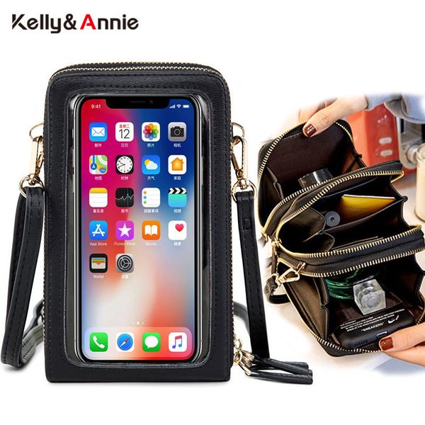 transparent touchable cell phone bag case women's bags pu leather ladies purse female small crossbody shoulder bag handbag c1223
transparent touchable cell phone bag case women's bags pu leather ladies purse female small crossbody shoulder bag handbag c1223