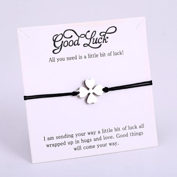 lucky four-leaf clover fortune shamrock good luck charm bracelets women men adjustable jewelry gift drop shipping, Golden;silver
lucky four-leaf clover fortune shamrock good luck charm bracelets women men adjustable jewelry gift drop shipping, Golden;silver