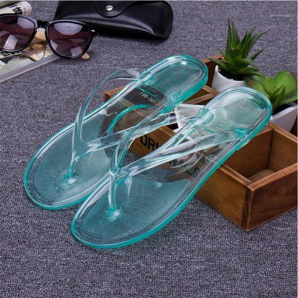 slippers summer flip flops women flat bottom transparent beach shoes sandals non-slip crystal bathroom plastic1, Black
slippers summer flip flops women flat bottom transparent beach shoes sandals non-slip crystal bathroom plastic1, Black