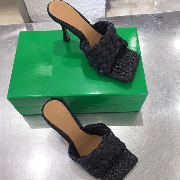 woven high heel slippers women summer stilettos slides women square toe beach woman shoes real leather chausson femme outdoor, Black
woven high heel slippers women summer stilettos slides women square toe beach woman shoes real leather chausson femme outdoor, Black