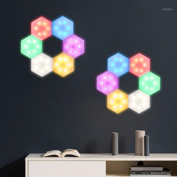 wall lamp 6pcs rgb diy battery cabinet light infrared wireless led remote control closet sticker creative night1
wall lamp 6pcs rgb diy battery cabinet light infrared wireless led remote control closet sticker creative night1