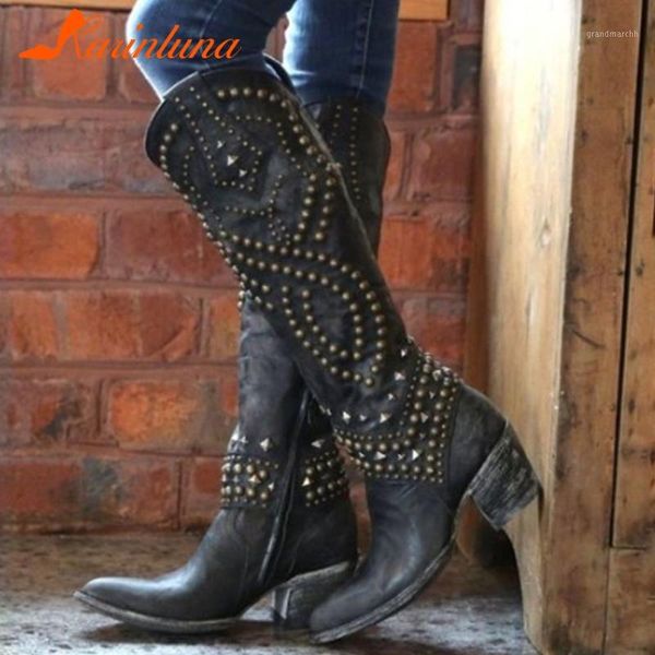 boots karin big size 34-43 female 2021 retro round toe square med heels rivet zip women knee high shoes1, Black
boots karin big size 34-43 female 2021 retro round toe square med heels rivet zip women knee high shoes1, Black