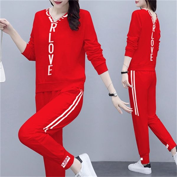 lazer piece women's salon sets letter two assembly pieces and korean casual pants clothing wholesale 7ikr, White
lazer piece women's salon sets letter two assembly pieces and korean casual pants clothing wholesale 7ikr, White