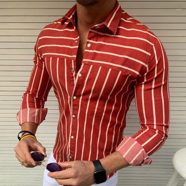 2020 men fashion long sleeve regular fit button down shirt casual vertical striped shirt stylish formal casual, White;black 
2020 men fashion long sleeve regular fit button down shirt casual vertical striped shirt stylish formal casual, White;black