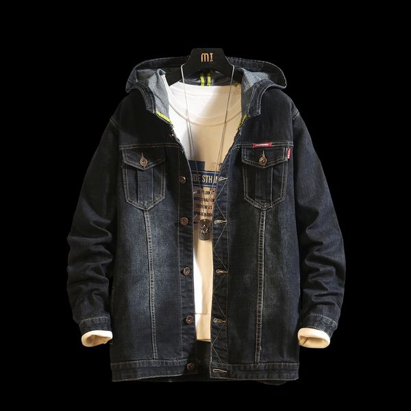2019 autumn and winter men's hoodies jacket fashion casual black denim jacket embroidery jacket men, Black;brown
2019 autumn and winter men's hoodies jacket fashion casual black denim jacket embroidery jacket men, Black;brown