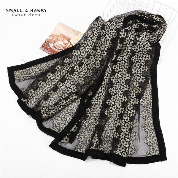 75*190cm new high-end lace silk scarf for ladies vacation travel beach towel malaysia head scarf, Blue;gray
75*190cm new high-end lace silk scarf for ladies vacation travel beach towel malaysia head scarf, Blue;gray