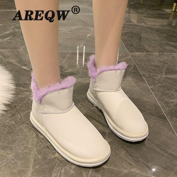 short plush keep warm snow boots fashion round toe ankle boots winter solid color casual low-heeled zapatillas mujer 2020, Black
short plush keep warm snow boots fashion round toe ankle boots winter solid color casual low-heeled zapatillas mujer 2020, Black