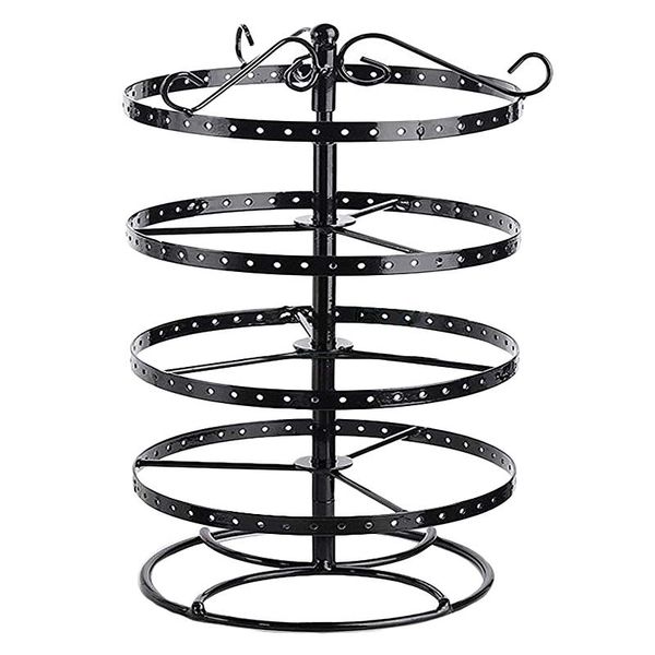 jewelry pouches, bags 4 tier metal rotating 168 holes earring accessories holder organizer display stand ring rack towers, Pink;blue
jewelry pouches, bags 4 tier metal rotating 168 holes earring accessories holder organizer display stand ring rack towers, Pink;blue