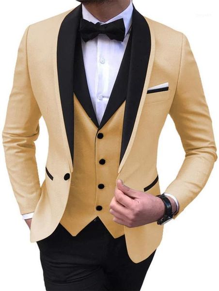 champagne/grey mens suits 3 piece v neck shawl lapel casual tuxedos for wedding groomsmen suits men 2020 (blazer+vest+pant)1, White;black
champagne/grey mens suits 3 piece v neck shawl lapel casual tuxedos for wedding groomsmen suits men 2020 (blazer+vest+pant)1, White;black