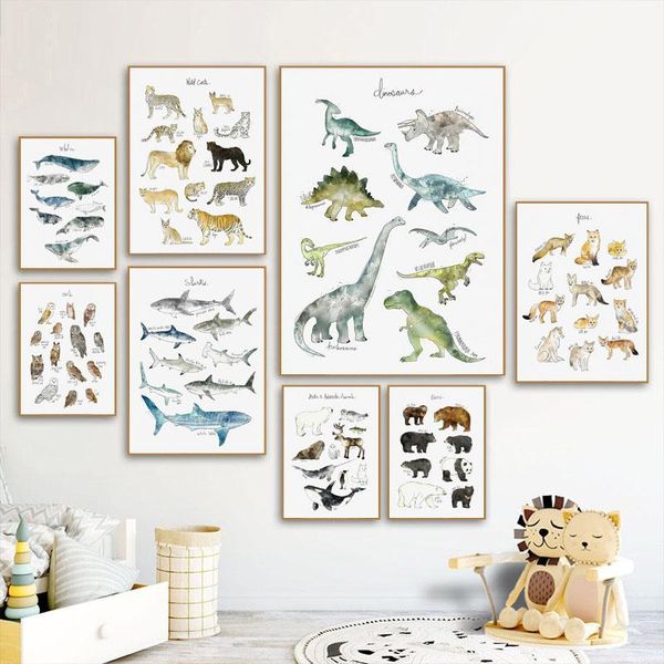 canvas nordic pictures home decoration animal dinosaur wall artwork paintings wall art hd prints poster modular for living room
canvas nordic pictures home decoration animal dinosaur wall artwork paintings wall art hd prints poster modular for living room