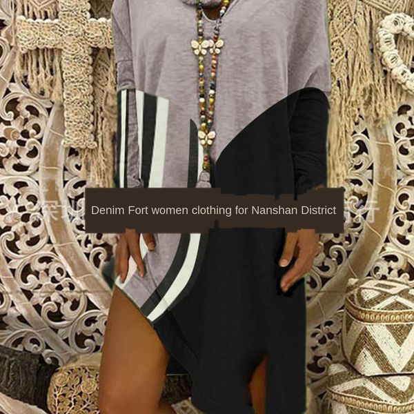women's v-neck striped stitching t-shirt women's v-neck striped stitching dress dresst-shirt dress xtfzr, White
women's v-neck striped stitching t-shirt women's v-neck striped stitching dress dresst-shirt dress xtfzr, White