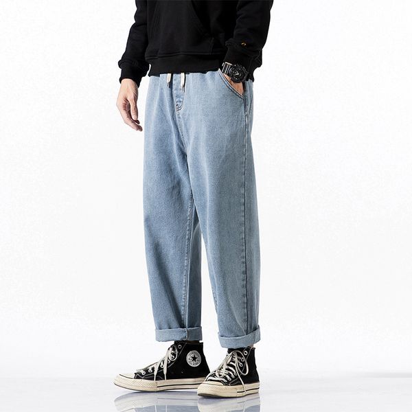 trendy autumn 2020 new trend blue jeans men's solid versatile straight casual pants
trendy autumn 2020 new trend blue jeans men's solid versatile straight casual pants