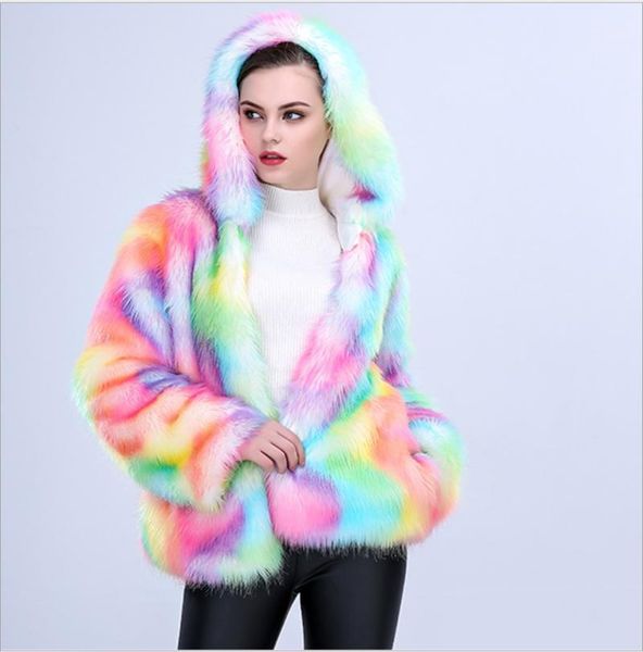 winter furry faux fur coat women fluffy warm long sleeve gradient hooded colorful outerwear fall / autumn coat jacket1, Black
winter furry faux fur coat women fluffy warm long sleeve gradient hooded colorful outerwear fall / autumn coat jacket1, Black