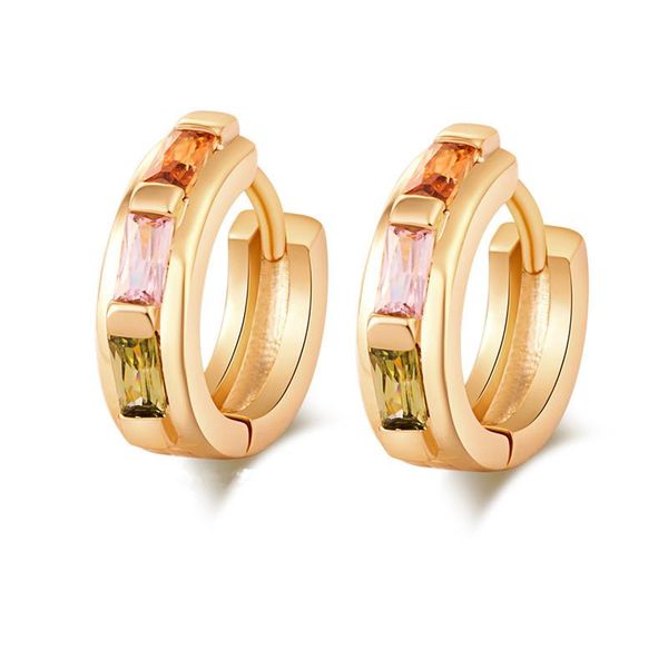 hoop & huggie fashion pave square colorful zirconia earrings real yellow gold filled charm lady's, Golden;silver
hoop & huggie fashion pave square colorful zirconia earrings real yellow gold filled charm lady's, Golden;silver