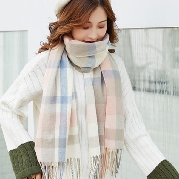 women winter fall winter new plaid scarf cashmere scarf shawl warm foulard femme bufanda mujer foulard echarpe, Blue;gray
women winter fall winter new plaid scarf cashmere scarf shawl warm foulard femme bufanda mujer foulard echarpe, Blue;gray