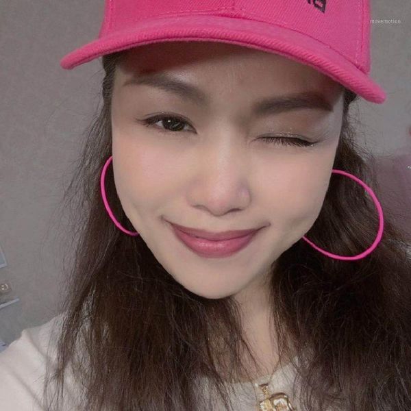 9 colors korea fashion painted color 50mm 60mm 70mm big hoop earrings women sweet party creole boucle d'oreille aretes bulk1, Golden;silver
9 colors korea fashion painted color 50mm 60mm 70mm big hoop earrings women sweet party creole boucle d'oreille aretes bulk1, Golden;silver